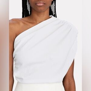 THE SEI
Draped Asymmetric Ruched Top